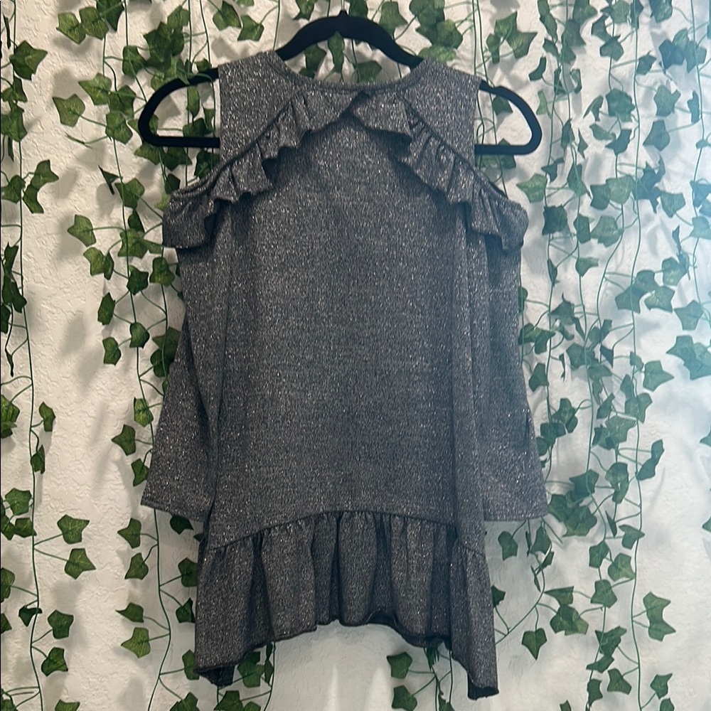 Wonder Nation Metallic Black Top